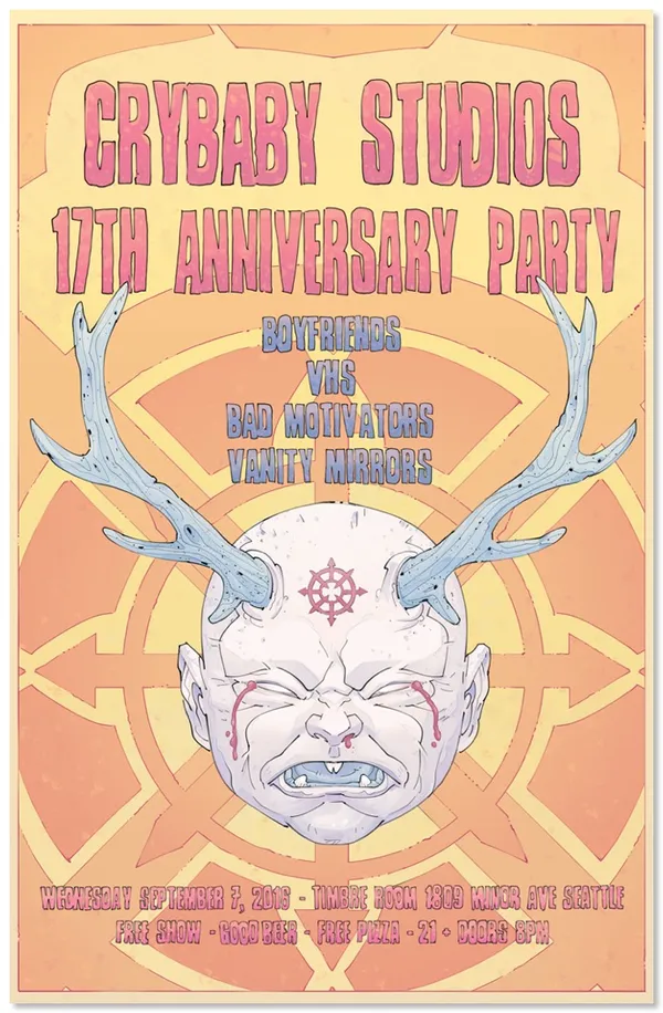 Crybaby Studios show poster